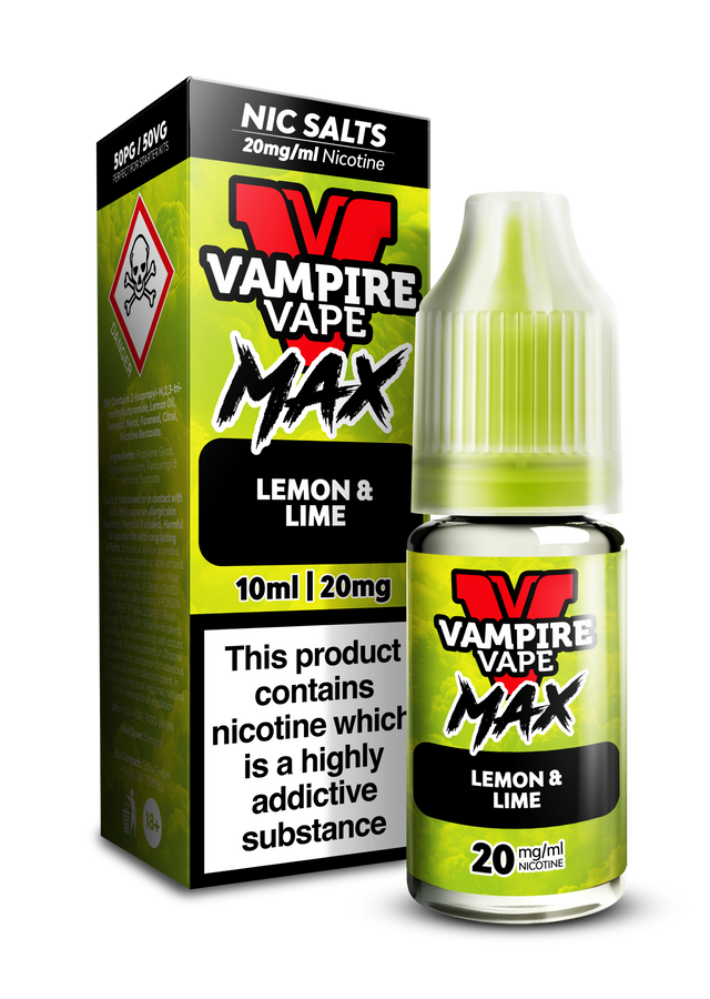 Vampire Vape Max Salts Lemon and Lime 
