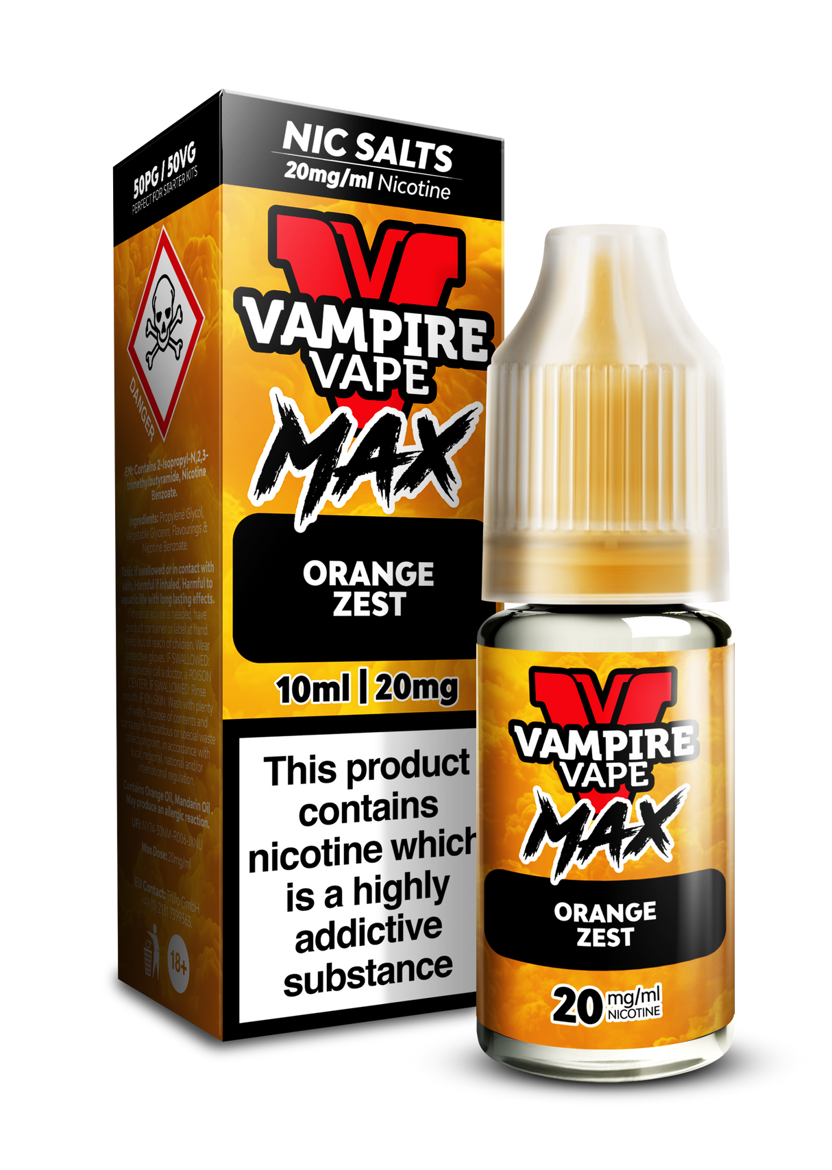 Vampire Vape Max Salts Orange Zest 