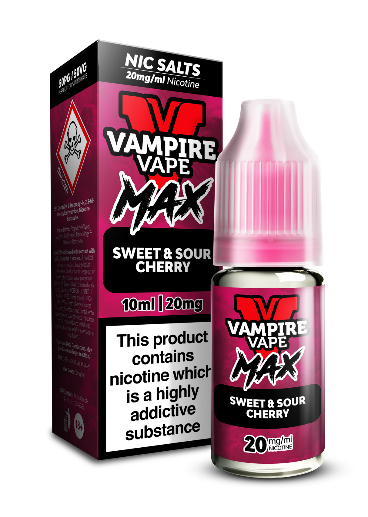 Vampire Vape Max Salts Sweet and Sour Cherry 
