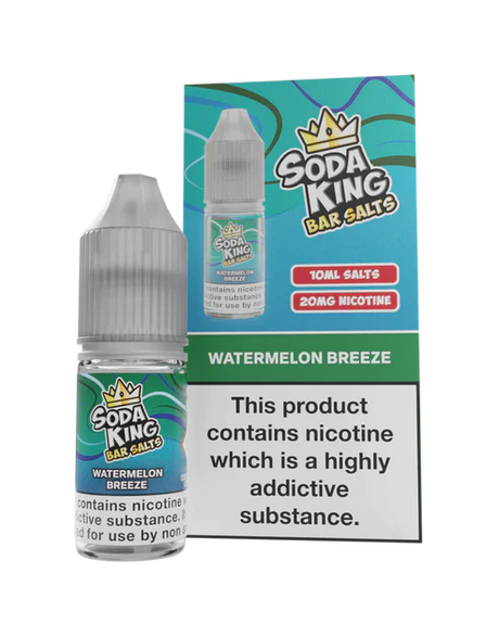 Soda King - Bar Salts - Watermelon Breeze - My Vape Store UK