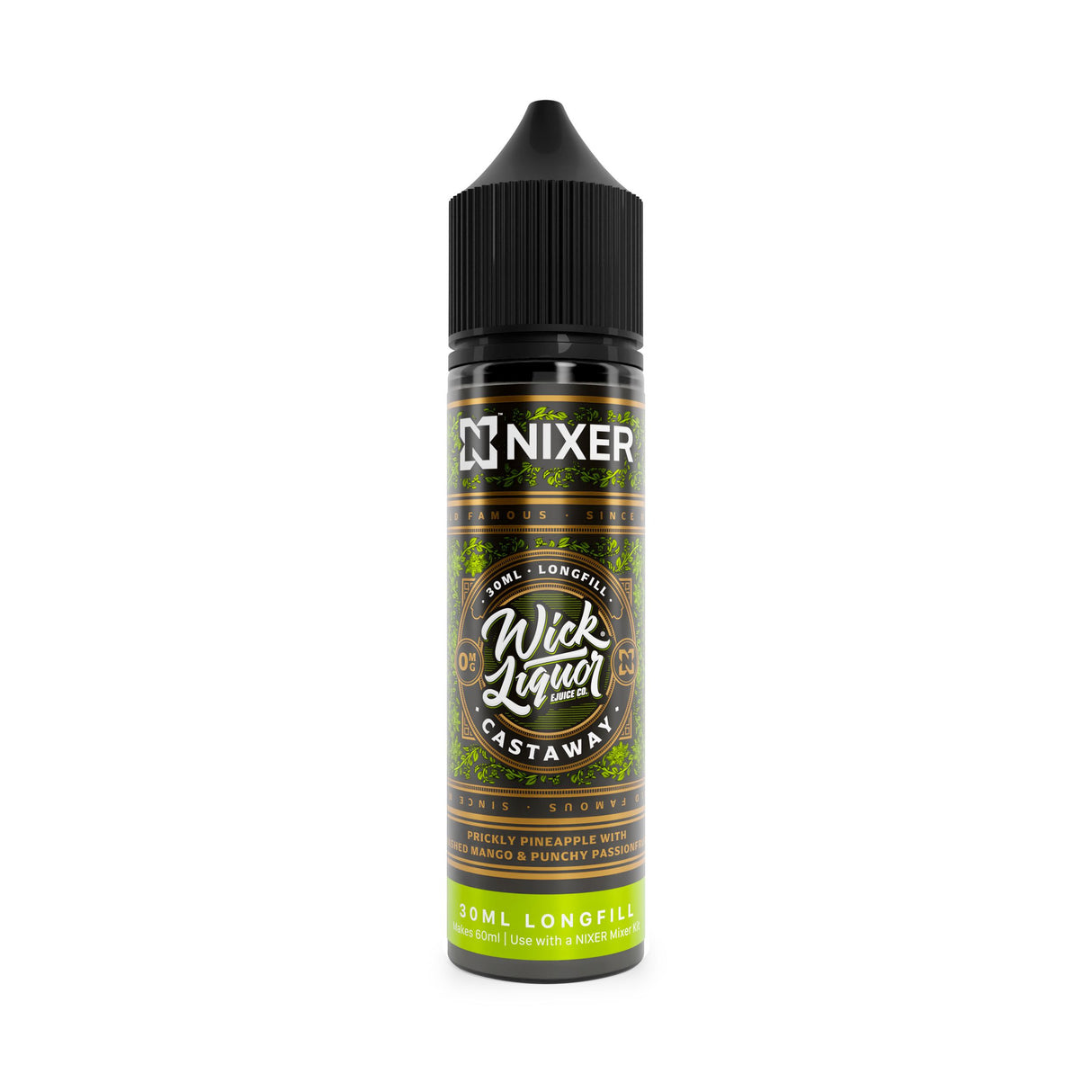 Nixer - Wick Liquor - Castaway- 30ml Longfill