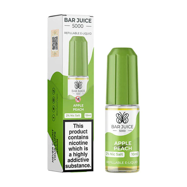 Bar Juice - Apple & Peach - Nic Salt - 10ml - My Vape Store UK