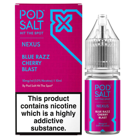 Nexus  Blue Razz Cherry Blast 10ML Nic Salt 