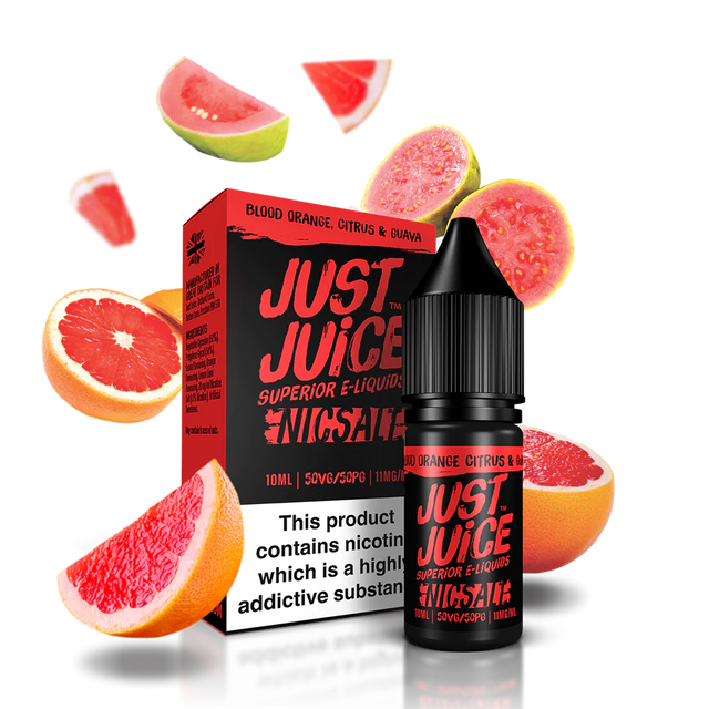 Just Juice - Blood Orange, Citrus & Guava - Nic Salt - 10ml 