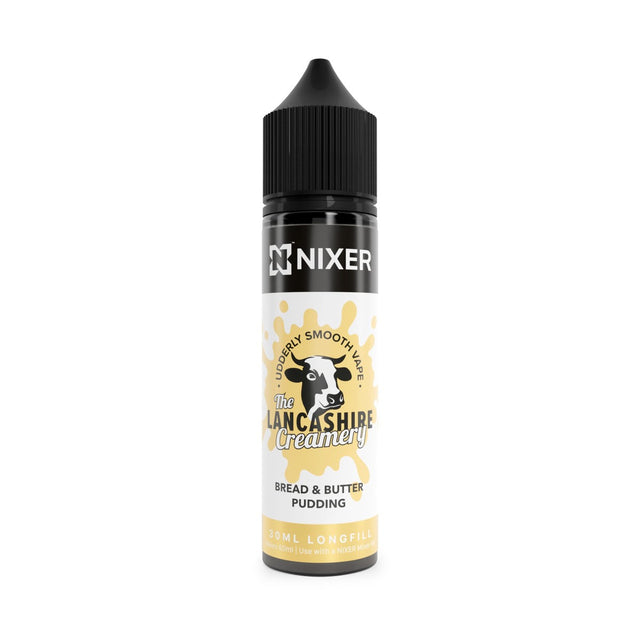 Nixer - The Lancashire Creamery - Bread & Butter Pudding - 30ML Longfill 
