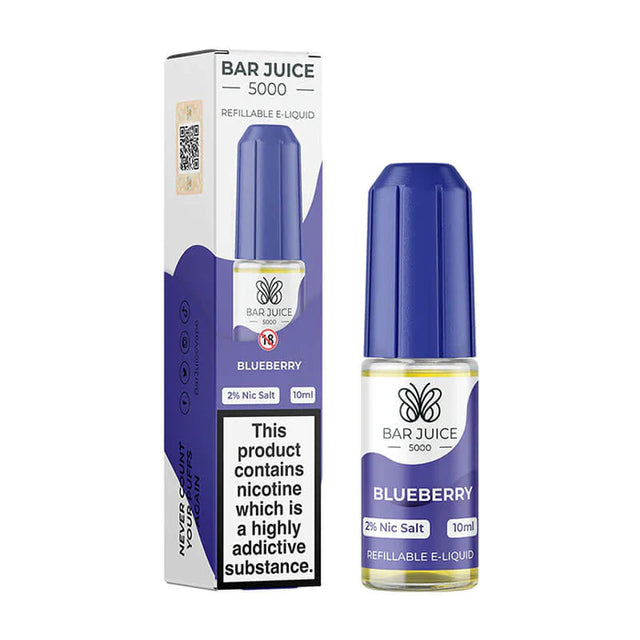 Bar Juice - Blueberry - Nic Salt - 10ml - My Vape Store UK