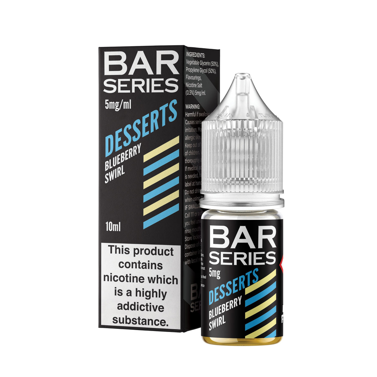 Bar Series Desserts - Blueberry Swirl - Salts - 10ml 