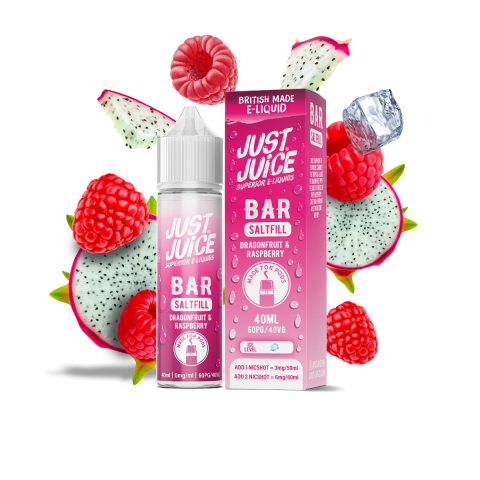 Just Juice Bar 60/40 Dragonfruit Raspberry -0mg- 50ml 