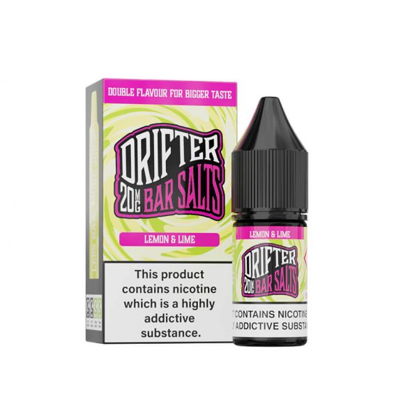 Drifter Bar Salt  - Nic Salt  Lemon And Lime 10ML 