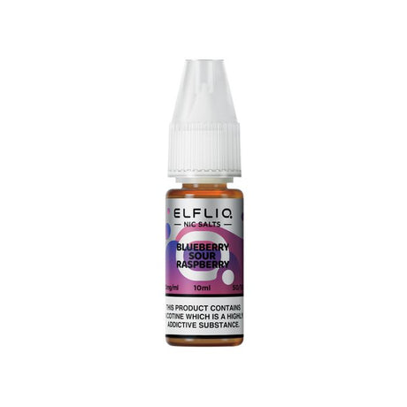 Elfliq - Blueberry Sour Raspberry - Salts - 10ML - My Vape Store UK
