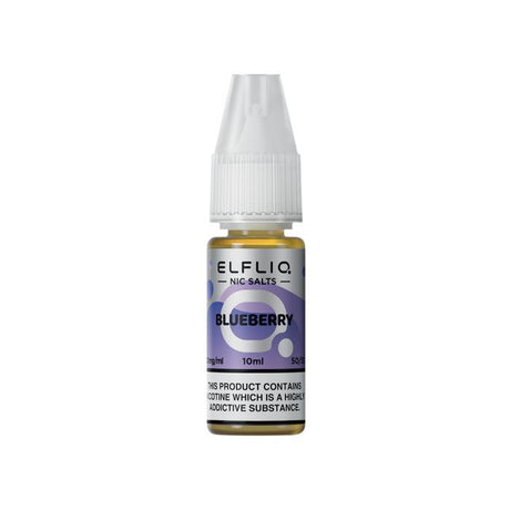 Elfliq - Blueberry - Salts - 10ML - My Vape Store UK