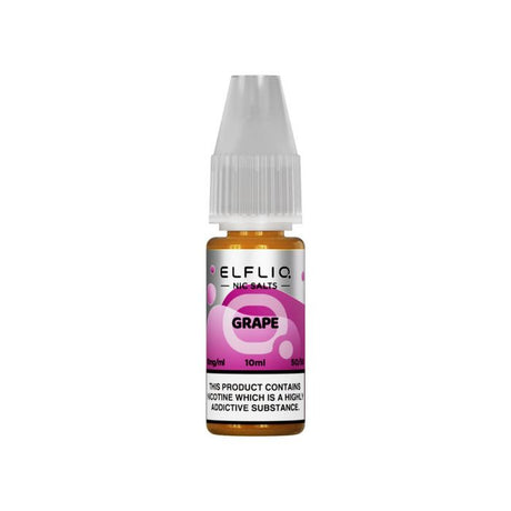Elfliq - Grape - Salts - 10ML - My Vape Store UK
