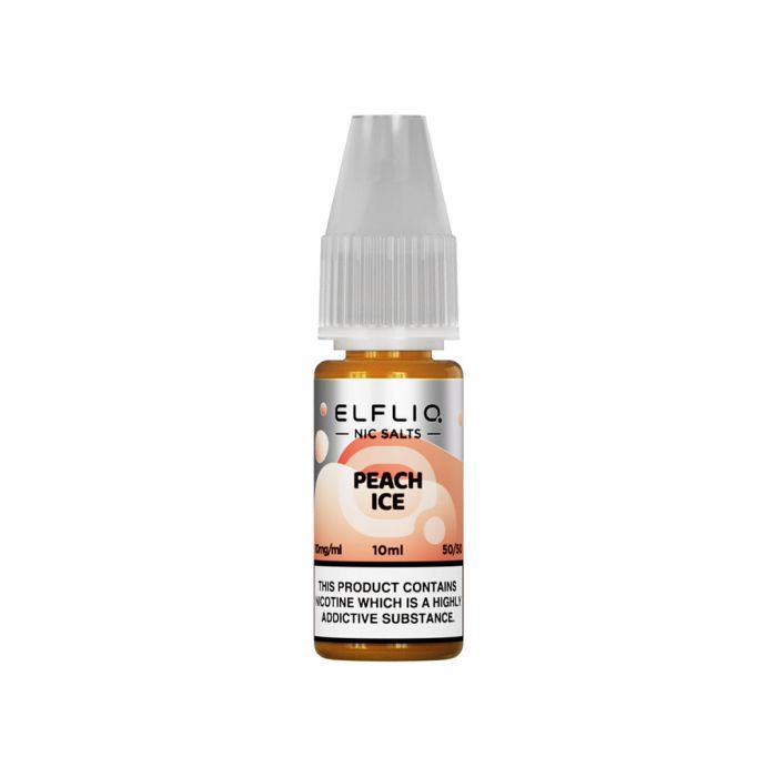 Elfliq - Peach Ice - Salts - 10ML - My Vape Store UK
