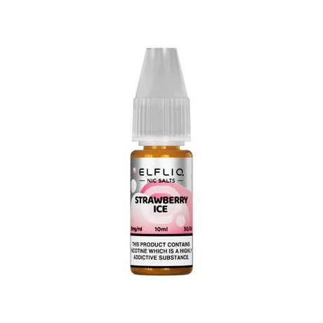 Elfliq - Strawberry Ice - Salts - 10ML - My Vape Store UK