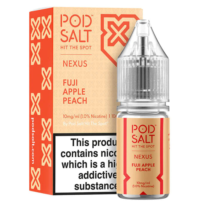 Pod Salt Nexus Fuji Apple Peach 10ML Nic Salt 