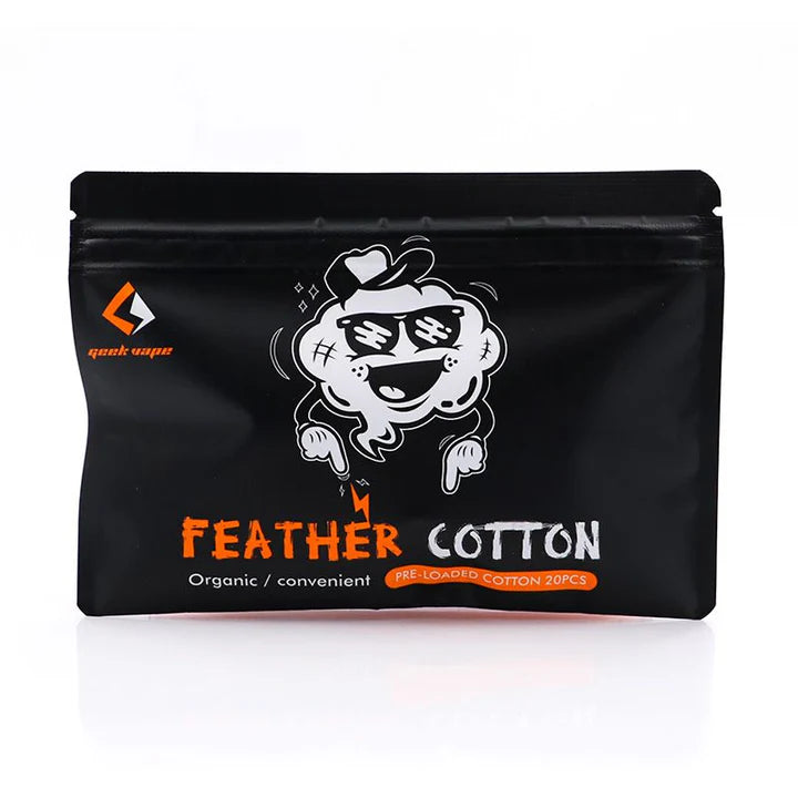 Geek Vape - Feather Cotton - Agleted - Pouch of 20 