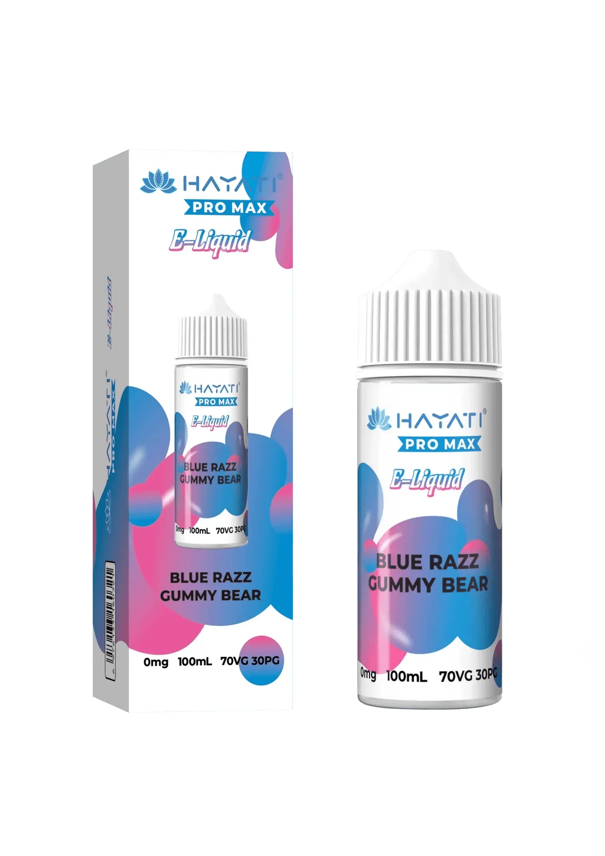 Hayati Pro Max - Blue Razz Gummy Bear - 0mg 100ml 