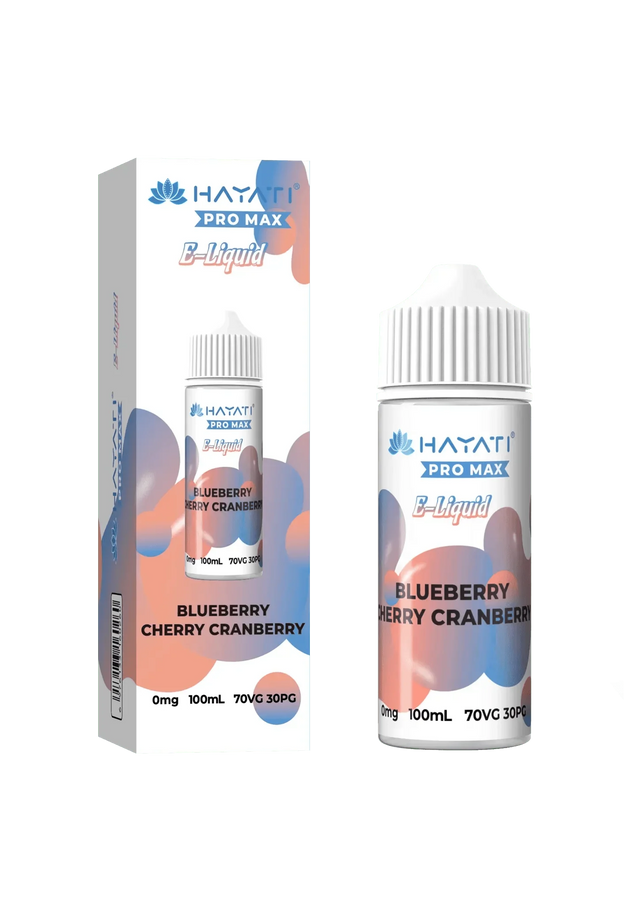 Hayati Pro Max - Blueberry Cherry Cranberry - 0mg 100ml 