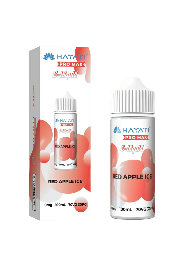 Hayati Pro Max - Red Apple Ice - 0mg 100ml 