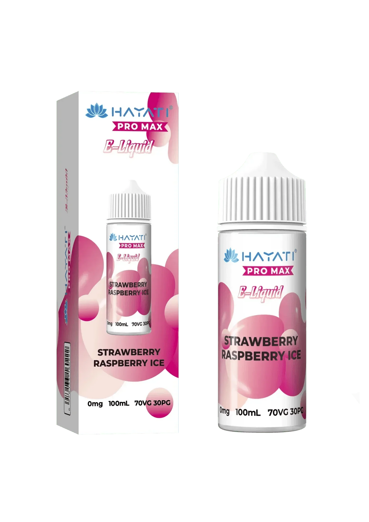 Hayati Pro Max - Strawberry Raspberry Ice - 0mg 100ml 