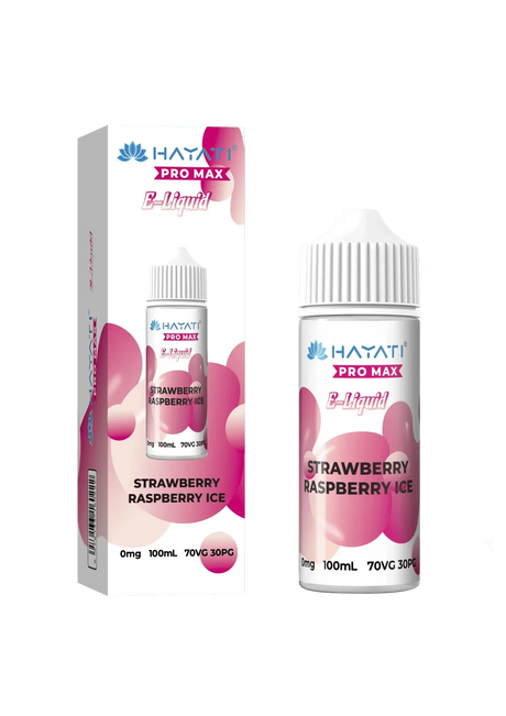 Hayati Pro Max - Strawberry Raspberry Ice - 0mg 100ml 