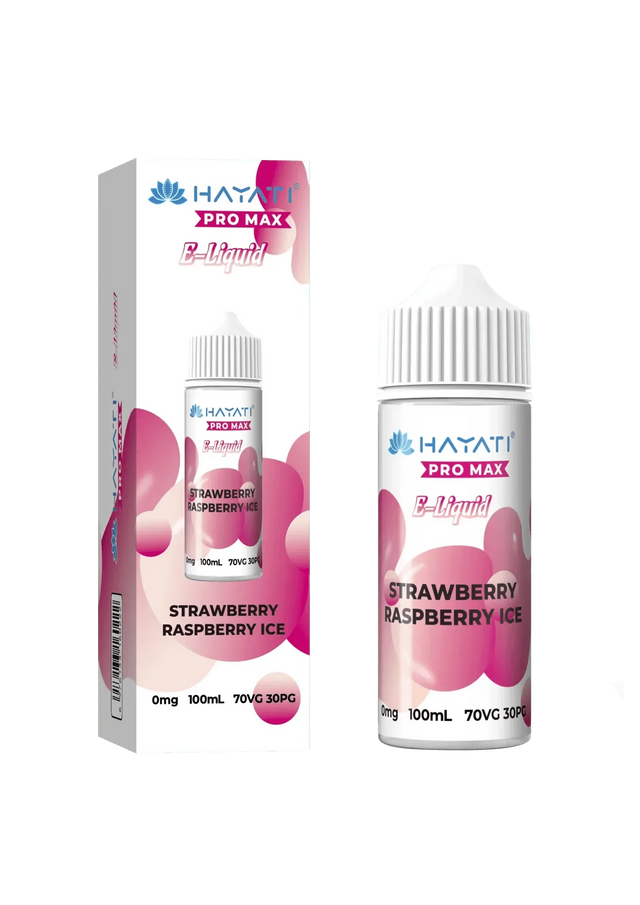 Hayati Pro Max - Strawberry Raspberry Ice - 0mg 100ml 