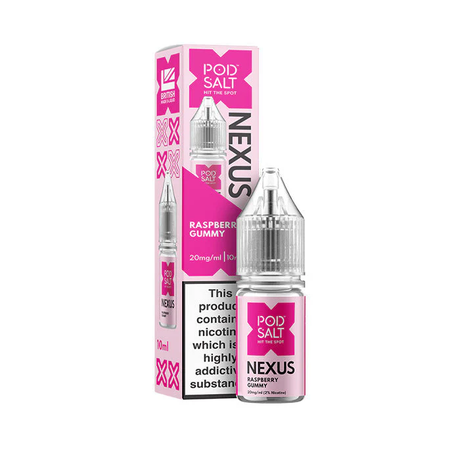 Nexus - Raspberry Gummy - 10ml - Nic Salt 