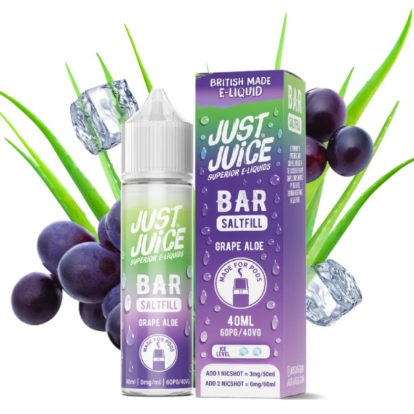 Just Juice Bar 60/40 Grape Aloe -0mg- 50ml 