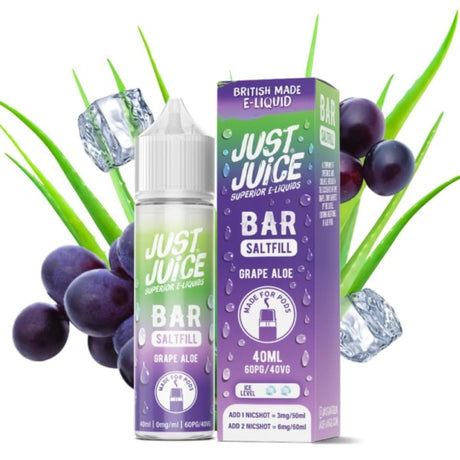 Just Juice Bar 60/40 Grape Aloe -0mg- 50ml 