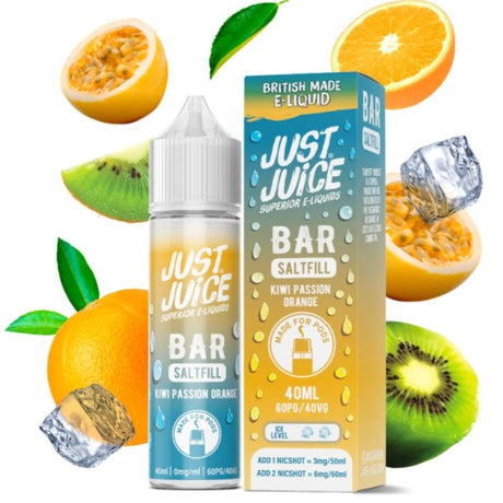 Just Juice Bar 60/40 Kiwi Passion Orange -0mg- 50ml 