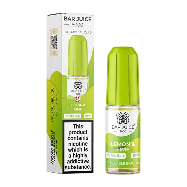 Bar Juice - Lemon & Lime - Salts - 10ML - My Vape Store UK