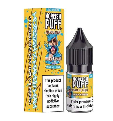 Moreish Puff -  Manju Man - Mango Banana - Nic Salt 