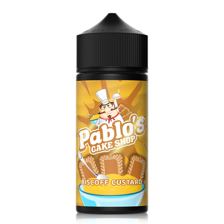 Pablo's Cake Shop - Biscoff Custard - 100ml Shortfill 