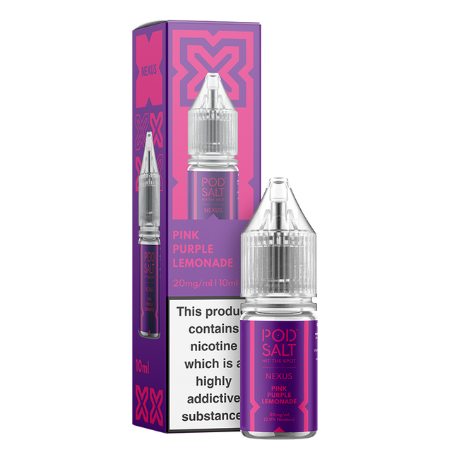 Pink Purple Lemonade By Nexus Pod Salt 10ml 