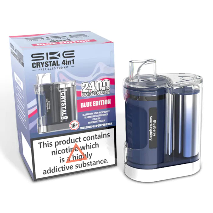 SKE Crystal - 4in1 - 2400 Puff - Pre-filled Vape Kit 