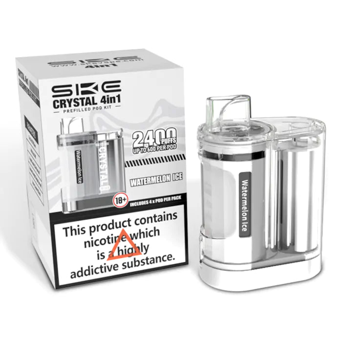 SKE Crystal - 4in1 - 2400 Puff - Pre-filled Vape Kit 