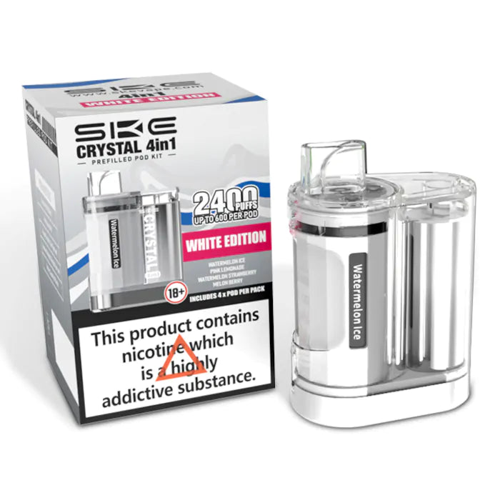 SKE Crystal - 4in1 - 2400 Puff - Pre-filled Vape Kit 