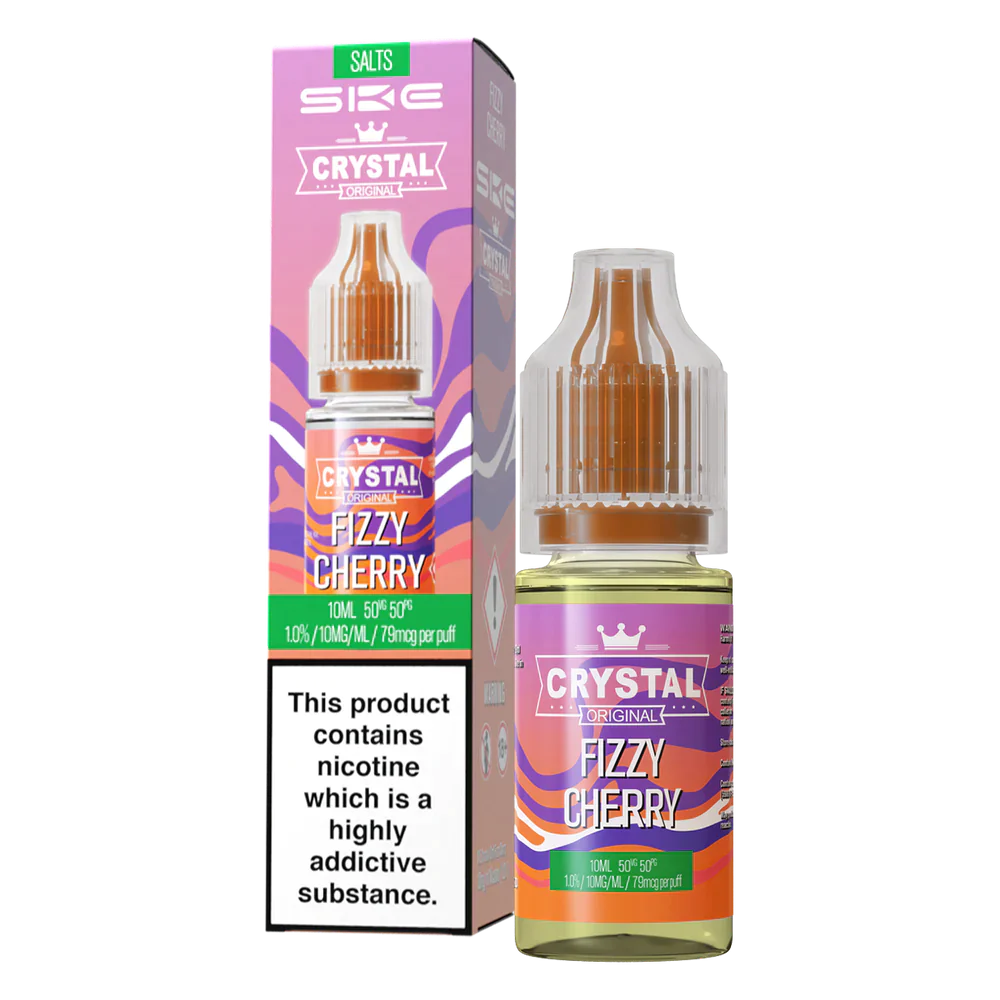 SKE Crystal V2 - Fizzy Cherry - Nic Salt - 10ml 