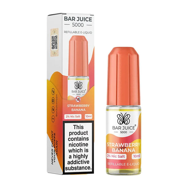 Bar Juice - Strawberry Banana - Salts - 10ML - My Vape Store UK