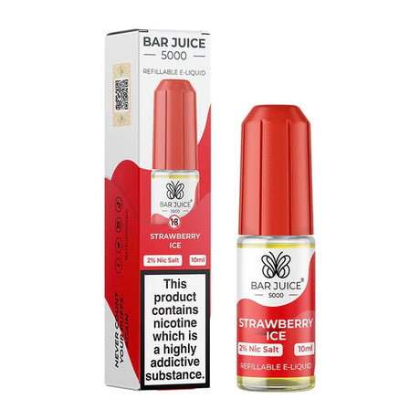 Bar Juice - Strawberry Ice - Salts - 10ML - My Vape Store UK
