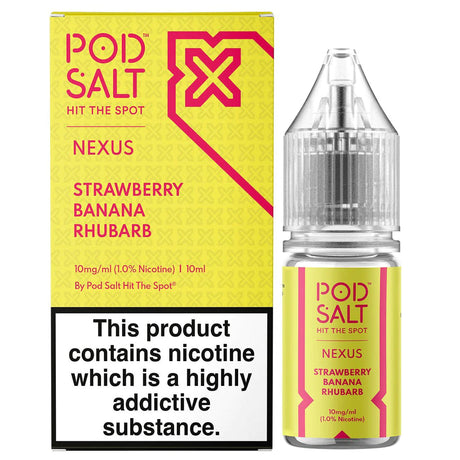 Nexus Strawberry Banana Rhubarb 10ML Nic Salt 
