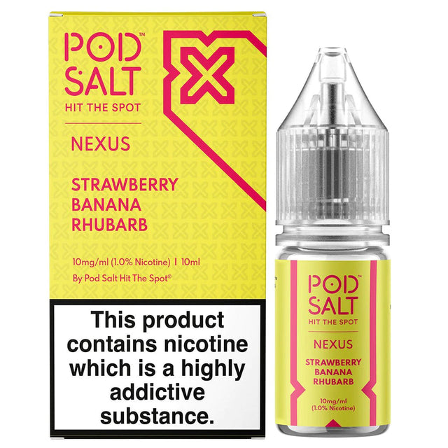 Nexus Strawberry Banana Rhubarb 10ML Nic Salt 