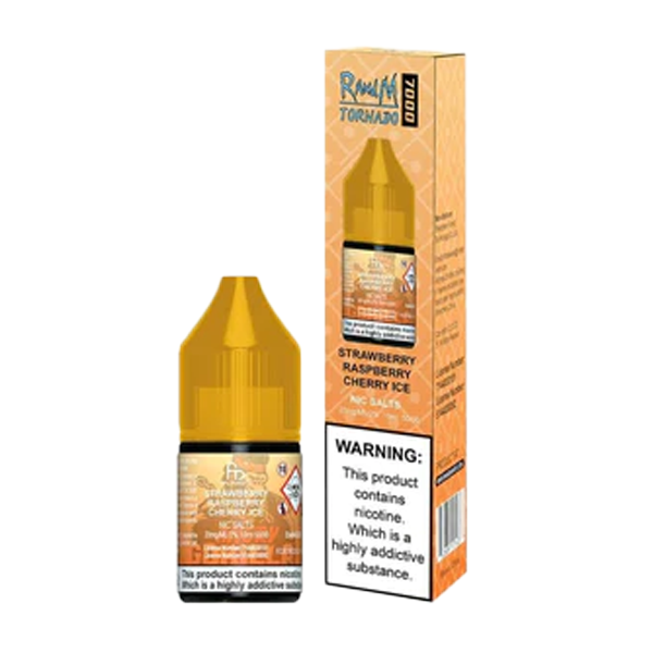 RandM 7000 - Strawberry Raspberry Cherry Ice - Salts - 10ml 