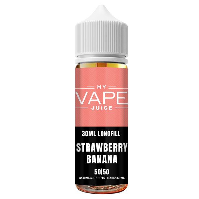 My Vape Store - Strawberry Banana - 30ml Longfill 