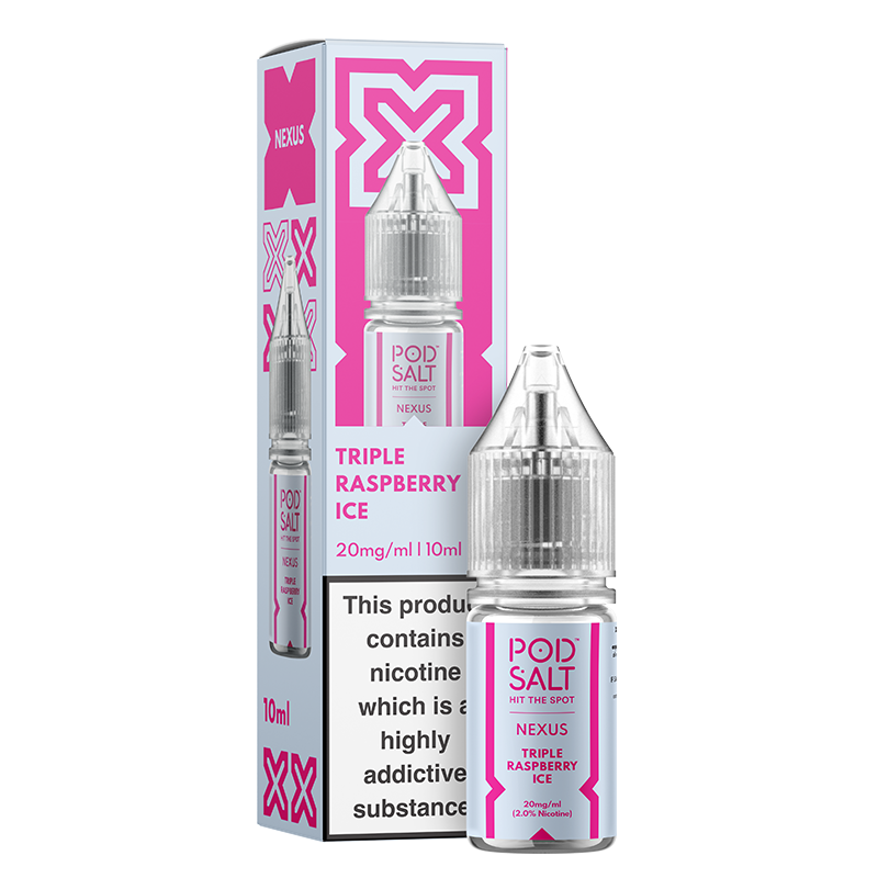 Nexus Pod Salt  10ml Triple Raspberry Ice 