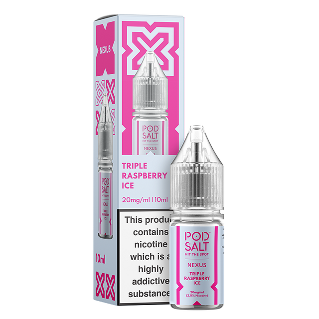 Nexus Pod Salt  10ml Triple Raspberry Ice 