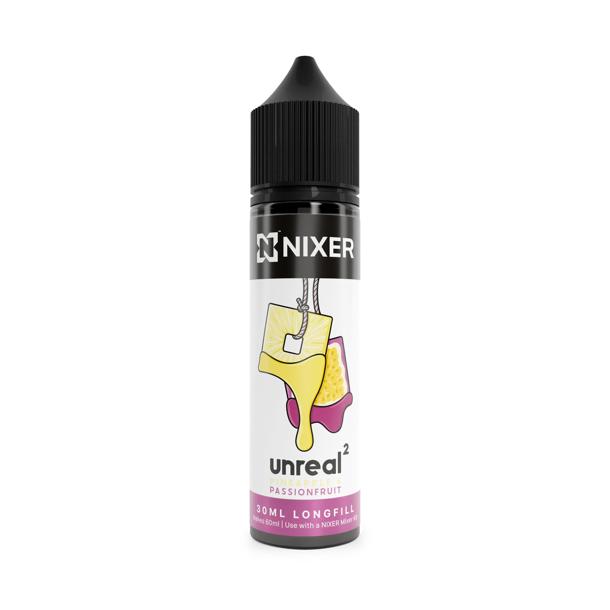 Nixer - Unreal 2 - Pineapple Passionfruit - 30ml Longfill