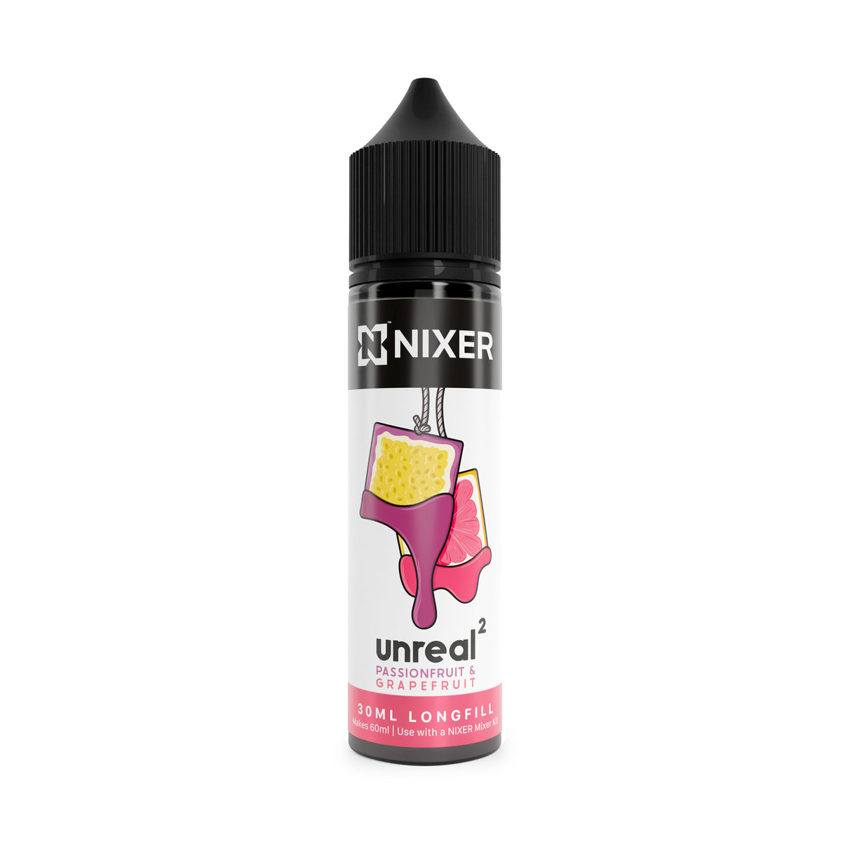 Nixer - Unreal 2 - Passionfruit Grapefruit - 30ml Longfill