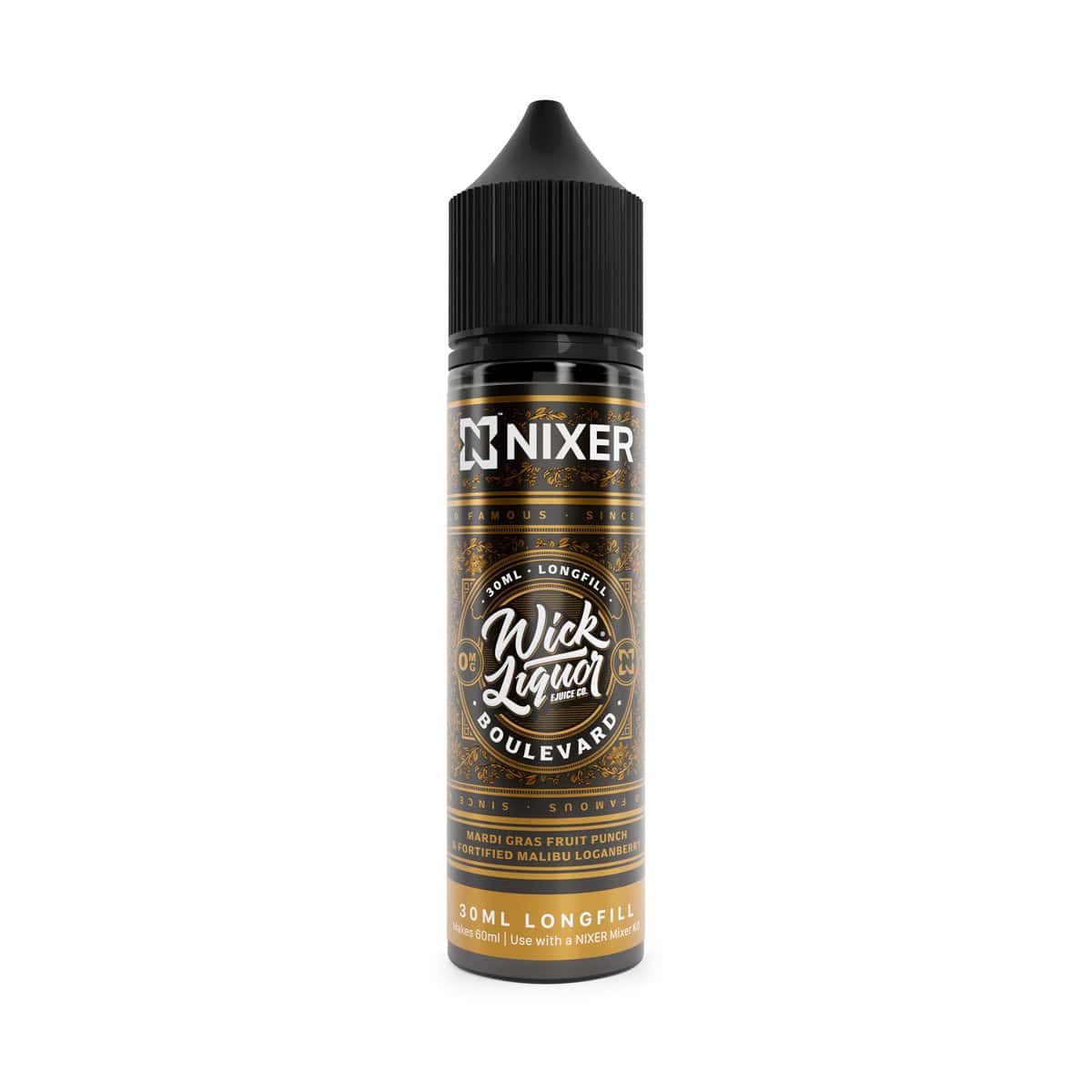 Nixer - Wick Liquor - Boulevard- 30ml Longfill