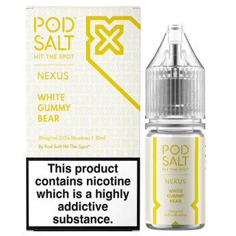 Nexus White Gummy Bear 10ML Nic Salt 
